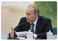 В.В.Путин и Премьер Госсовета КНР Вэнь Цзябао встретились с участниками Четвертого российско-китайского экономического форума|13 октября, 2009|17:59