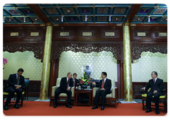 Prime Minister Vladimir Putin and Chinese President Hu Jintao|14 october, 2009|17:49