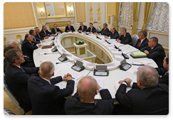 Prime Minister Vladimir Putin met with German business leaders