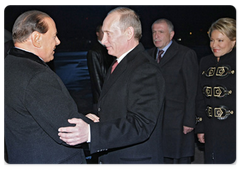 Prime Minister Vladimir Putin during a meeting with Italian Prime Minister Silvio Berlusconi in St Petersburg|21 october, 2009|20:57