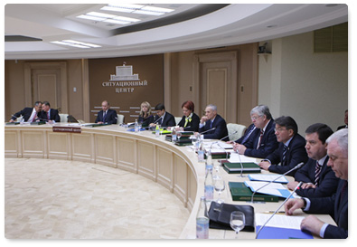 Prime Minister Vladimir Putin conducted a meeting of the State Border Commission