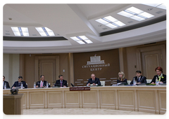 Prime Minister Vladimir Putin conducts a meeting of the State Border Commission|10 november, 2009|15:29