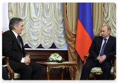 Prime Minister Vladimir Putin and Austrian Chancellor Werner Faymann|11 november, 2009|15:08