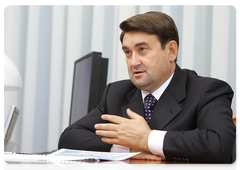 Transport Minister Igor Levitin at a meeting with Prime Minister Vladimir Putin|12 november, 2009|17:35