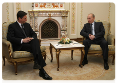 Prime Minister Vladimir Putin met with Slovenian Prime Minister Borut Pahor|14 november, 2009|14:59