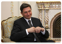 Prime Minister Vladimir Putin met with Slovenian Prime Minister Borut Pahor|14 november, 2009|14:59