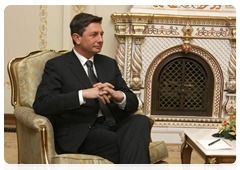 Prime Minister Vladimir Putin met with Slovenian Prime Minister Borut Pahor|14 november, 2009|14:59