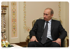 Prime Minister Vladimir Putin met with Slovenian Prime Minister Borut Pahor|14 november, 2009|14:59