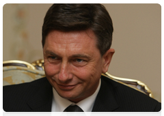 Prime Minister Vladimir Putin met with Slovenian Prime Minister Borut Pahor|14 november, 2009|14:59