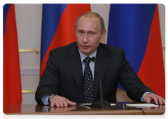 В.В.Путин и Председатель Правительства Республики Словения Б.Пахор выступили с заявлениями для прессы|14 ноября, 2009|14:59