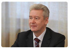 Deputy Prime Minister and Head of the Government Executive Office Sergei Sobyanin at a meeting with Prime Minister Vladimir Putin|30 october, 2009|12:14