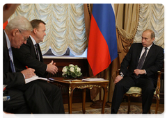 Prime Minister Vladimir Putin with Danish Prime Minister Lars Lokke Rasmussen|2 november, 2009|20:07