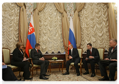 Prime Minister Vladimir Putin during a meeting with Slovak Prime Minister Robert Fico|16 november, 2009|14:34