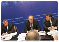 Председатель Правительства Российской Федерации В.В.Путин провел совещание о мерах по развитию газо- и нефтехимии|17 ноября, 2009|20:07