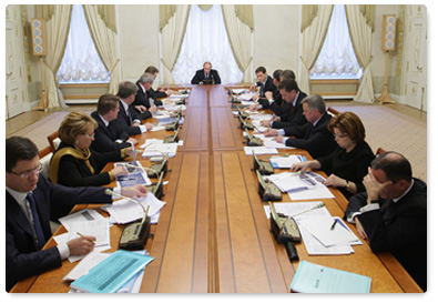 Prime Minister Vladimir Putin's visit to St. Petersburg