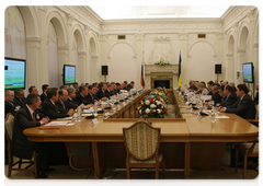 В.В.Путин принял участие в заседании Комитета по вопросам экономического сотрудничества Российско-Украинской межгосударственной комиссии|19 ноября, 2009|00:21