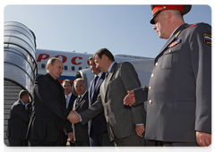 Prime Minister Vladimir Putin assessed the ongoing reconstruction of Knevichi Airport in Vladivostok|12 october, 2009|16:00