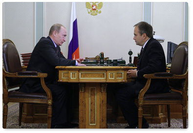 Vladimir Putin met with Oleg Chirkunov, Governor of the Perm Territory