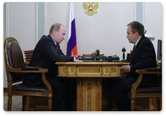 Vladimir Putin met with Oleg Chirkunov, Governor of the Perm Territory