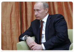 Vladimir Putin during a meeting with Siemens CEO Peter Loescher|9 november, 2009|18:00