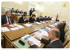 Prime Minister Vladimir Putin during a meeting of the Government Presidium|10 december, 2009|23:55