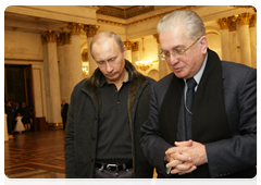 Председатель Правительства Российской Федерации В.В.Путин посетил Государственный Эрмитаж в Санкт-Петербурге|12 декабря, 2009|18:12