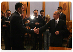 Prime Minister Vladimir Putin meeting with Ingush President Yunus-Bek Yevkurov|14 december, 2009|17:07