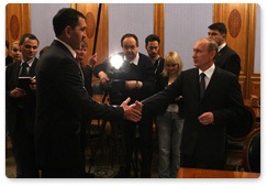 Prime Minister Vladimir Putin met with Ingush President Yunus-Bek Yevkurov