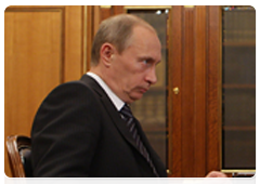 Prime Minister Vladimir Putin meeting with Ingush President Yunus-Bek Yevkurov|14 december, 2009|17:09