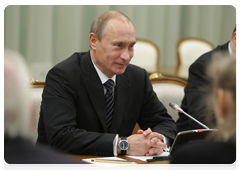 Prime Minister Vladimir Putin meeting with President of Croatia Stjepan Mesic|14 december, 2009|18:28