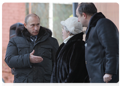 Prime Minister Vladimir Putin at the launching ceremony for the Kirill Lavrov ice-class tanker|18 december, 2009|17:27