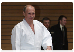 В.В.Путин провел тренировку по дзюдо в Школе высшего спортивного мастерства в Санкт-Петербурге|19 декабря, 2009|15:30