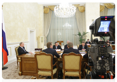 Prime Minister Vladimir Putin at meeting of Russian Government Presidium|22 december, 2009|16:57