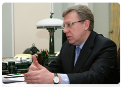 Deputy Prime Minister and Finance Minister Alexei Kudrin during a meeting with Prime Minister Vladimir Putin|26 december, 2009|19:25