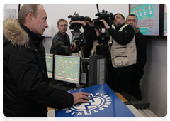 В.В.Путин осуществил торжественный пуск в эксплуатацию нефтепроводной системы «Восточная Сибирь - Тихий Океан» /ВСТО/ и дал старт началу отгрузки первого танкера с нефтью|28 декабря, 2009|10:19