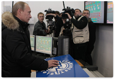 Prime Minister Vladimir Putin's visit to Primorye Territory