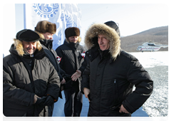 В.В.Путин осуществил торжественный пуск в эксплуатацию нефтепроводной системы «Восточная Сибирь - Тихий Океан» /ВСТО/ и дал старт началу отгрузки первого танкера с нефтью|28 декабря, 2009|10:19