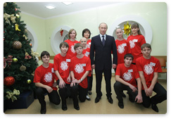 Prime Minister Vladimir Putin visited the Russian National Children’s Center “Ocean” in Vladivostok