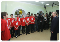 Prime Minister Vladimir Putin visiting the Russian National Children’s Center “Ocean” in Vladivostok|28 december, 2009|14:24