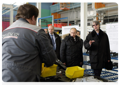 Prime Minister Vladimir Putin visiting SOLLERS – Far East automotive plant and attending the opening ceremony|29 december, 2009|13:56