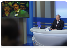 Special TV programme “Conversation with Vladimir Putin: To Be Continued”|3 december, 2009|18:24