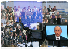 Специальная программа «Разговор с Владимиром Путиным. Продолжение»|3 декабря, 2009|18:24