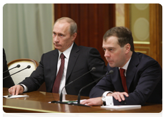 Prime Minister Vladimir Putin at this year’s final meeting of the government|30 december, 2009|19:14