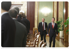 Prime Minister Vladimir Putin at this year’s final meeting of the government|30 december, 2009|19:38