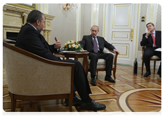 Председатель Правительства Российской Федерации В.В.Путин встретился с Министром иностранных дел Израиля А.Либерманом|4 декабря, 2009|14:42
