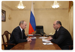 В.В.Путин провел рабочую встречу с губернатором Свердловской области А.С.Мишариным