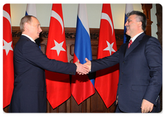 Vladimir Putin meeting Turkish President Abdullah Gul|13 february, 2009|19:00