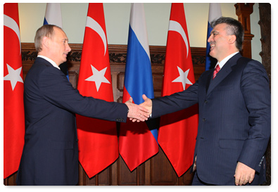 Vladimir Putin met with Turkish President Abdullah Gul