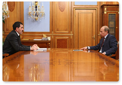 Prime Minister Vladimir Putin met with President of the Republic of Ingushetia Yunus-Bek Yevkurov