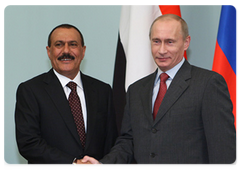 Prime Minister Vladimir Putin meeting with President of Yemen Ali Abdullah Saleh|24 february, 2009|17:00